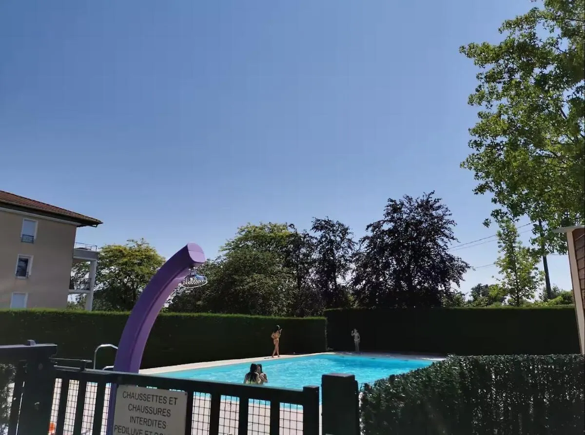 Perollier Bedroom Apartment With Balcony And Pool Ecully
